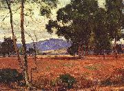 William Wendt Before the Rains oil